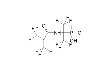 Phosphinic acid, methyl[2,2,2-trifluoro-1-(trifluoromethyl)-1-[[3,3,3-trifluoro-1-oxo-2-(trifluoromethyl)propyl]amino]ethyl]-