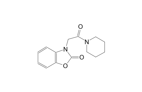 3-[2-oxo-2-(1-piperidinyl)ethyl]-1,3-benzoxazol-2(3H)-one