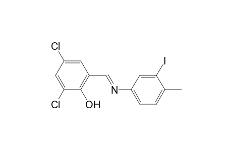 2,4-Dichloro-6-(N-(3-iodo-p-tolyl)-formimidoyl)phenol