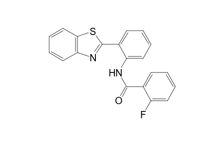 Benzamide, N-[2-(1,3-benzothiazol-2-yl)phenyl]-2-fluoro-
