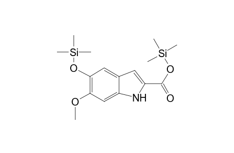 Indole-2-carboxylic acid <6-methoxy-5-hydroxy->, di-TMS (impure)