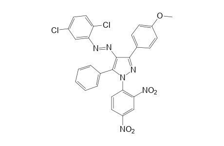 4-[2,5-DICHLOROPHENYL)AZO]-1-(2,4-DINITROPHENYL)-3-(p-METHOXYPHENYL)-5-PHENYLPYRAZOLE
