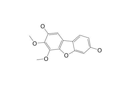 GAMMA-COTONEFURAN;2,7-DIHYDROXY-3,4-DIMETHOXY-DIBENZOFURAN