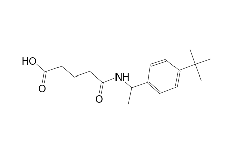 5-{[1-(4-tert-butylphenyl)ethyl]amino}-5-oxopentanoic acid