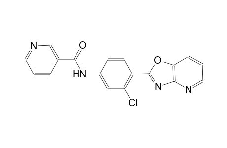 3-pyridinecarboxamide, N-(3-chloro-4-oxazolo[4,5-b]pyridin-2-ylphenyl)-