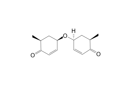 (4R*,4'S*,6S*,6'R*)-4,4'-Oxybis(6-methylcyclohex-2-en-1-one)