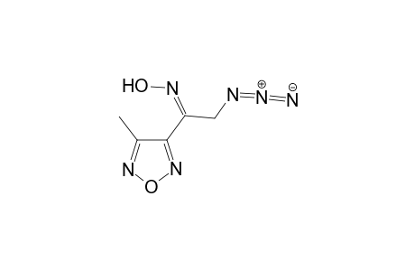 Ethanone, 2-azido-1-(4-methyl-3-furazanyl)-, oxime