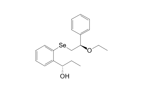 (S)-1-[2-{[(R)-(2-Ethoxy-2-phenyl)ethyl]seleno}phenyl]propanol
