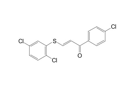 (2E)-1-(4-Chlorophenyl)-3-[(2,5-dichlorophenyl)sulfanyl]-2-propen-1-one