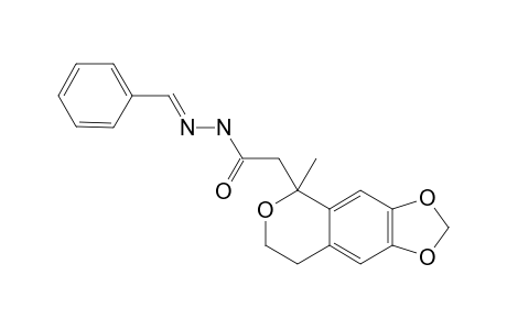 [1-(1-METHYL-6,7-METHYLENEDIOXY)-ISOCHROMANYL]-ACETYL-HYDRAZONOBENZYL;E-ISOMER