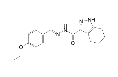 1H-indazole-3-carboxylic acid, 4,5,6,7-tetrahydro-, 2-[(E)-(4-ethoxyphenyl)methylidene]hydrazide