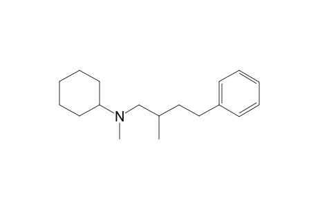 N-Methyl-N-(2-methyl-4-phenylbutyl)cyclohexylamine