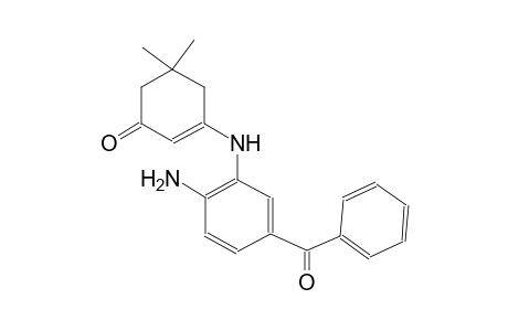 3-(2-amino-5-benzoylanilino)-5,5-dimethyl-2-cyclohexen-1-one