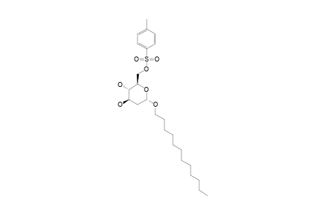 DODECYL-2-DEOXY-6-O-TOSYL-ALPHA-D-ARABINOHEXOPYRANOSIDE