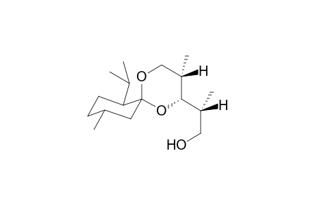 5,3'-Dimethyl-4-(3-hydroxyprop-2-yl)-6'-isopropylspiro[dioxalane-2,1'-cyclohexane]