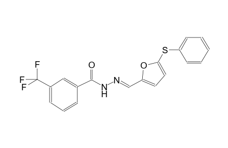 N'-{(E)-[5-(phenylsulfanyl)-2-furyl]methylidene}-3-(trifluoromethyl)benzohydrazide
