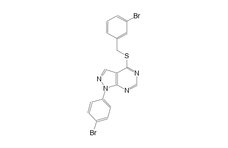 3-bromobenzyl 1-(4-bromophenyl)-1H-pyrazolo[3,4-d]pyrimidin-4-yl sulfide