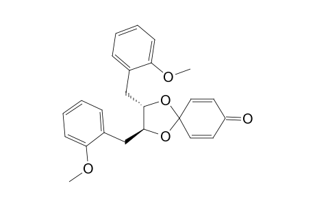(2S,3S)-2,3-bis(2-methoxybenzyl)-1,4-dioxaspiro[4.5]deca-6,9-dien-8-one