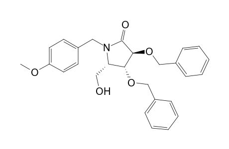 (3S,4R,5S)-3,4-Dibenzyloxy-1-(4-methoxyphenylmethyl)-5-hydroxymethylpyrrolidin-2-one