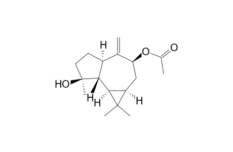 1H-Cycloprop[e]azulene-3,7-diol, decahydro-1,1,7-trimethyl-4-methylene-, 3-acetate, [1aR-(1a.alpha.,3.beta.,4a.alpha.,7.beta.,7a.beta.,7b.alpha.)]-