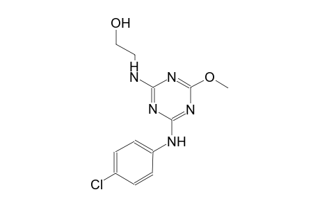 ethanol, 2-[[4-[(4-chlorophenyl)amino]-6-methoxy-1,3,5-triazin-2-yl]amino]-