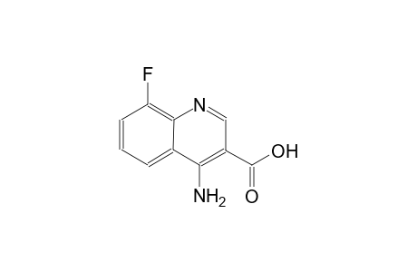 3-quinolinecarboxylic acid, 4-amino-8-fluoro-