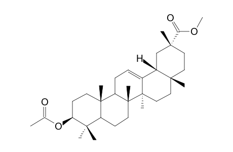 3.beta.-Acetoxy-olean-12-en-29-oic-acid, methylester