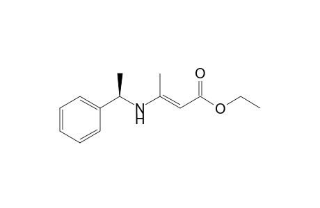Ethyl 3-[N-(R)-1-phenylethyl]amino-2-butenoate