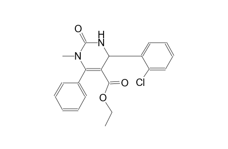 ethyl 4-(2-chlorophenyl)-1-methyl-2-oxo-6-phenyl-1,2,3,4-tetrahydro-5-pyrimidinecarboxylate