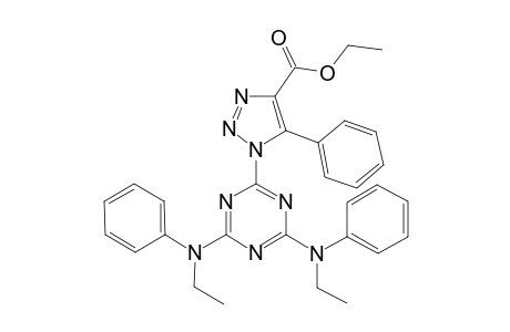 1H-1,2,3-Triazole-4-carboxylic acid, 1-[4,6-bis(ethylphenylamino)-1,3,5-triazin-2-yl]-5-phenyl-, ethyl ester