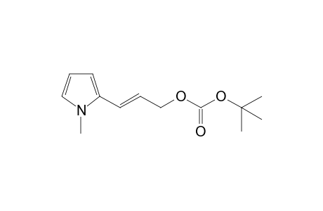 t-Butyl (E)-[3-(N-methylpyrrol-2'-yl)prop-2-en-1-yl]-carbonate