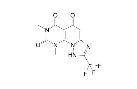 1,3-Dimethyl-8-(trifluoromethyl)triazolo[3',2' : 2,1]pyrido[2,3-d]pyrimidine-2,4,5-(1H,3H,10H)-trione
