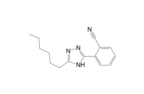 2-(5-hexyl-1H-1,2,4-triazol-3-yl)benzenecarbonitrile