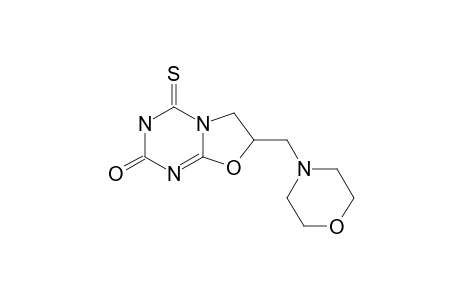 2,3,6,7-TETRAHYDRO-7-[(4-MORPHOLINO)-METHYL]-4H-OXAZOLO-[3.2-A]-1,3,5-TRIAZIN-2-ONE-4-THIONE