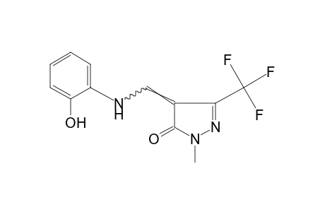 4-[(o-HYDROXYANILINO)METHYLENE]-1-METHYL-3-(TRIFLUOROMETHYL)-2-PYRAZOLIN-5-ONE