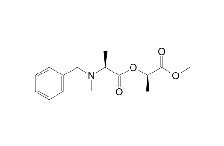 Methyl N-benzyl-N-methyl-L-alanyl-D-lactate