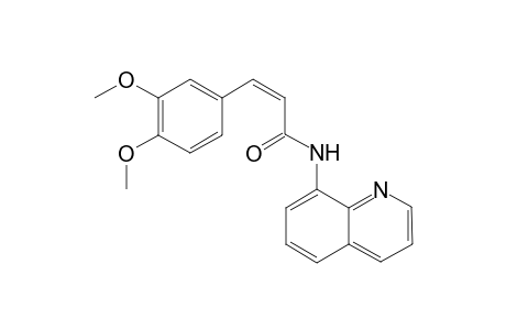3-(3,4-Dimethoxyphenyl)-N-(8-quinolinyl)-2-propenamide