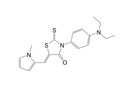 (5Z)-3-[4-(diethylamino)phenyl]-5-[(1-methyl-1H-pyrrol-2-yl)methylene]-2-thioxo-1,3-thiazolidin-4-one