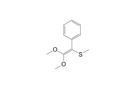 1-Phenyl-1-(methylthio)-2,2-dimethoxyethene