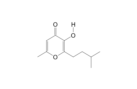 3-hydroxy-2-isoamyl-6-methyl-pyran-4-one