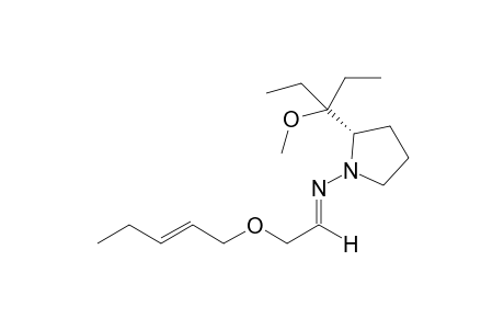 (S)-2-(1-Ethyl-1-methoxypropyl)-1-[2-((E)-pent-2-enyloxy)-1-ethylidenamono]pyrrolidine