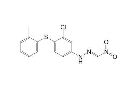 Hydrazine, 1-[3-chloro-4-(2-methylphenylthio)phenyl]-2-nitromethylidene-