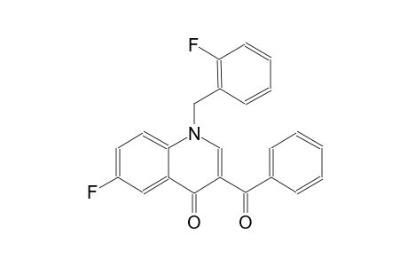 4(1H)-quinolinone, 3-benzoyl-6-fluoro-1-[(2-fluorophenyl)methyl]-