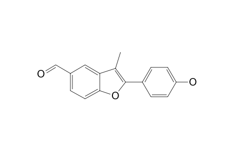 2-(4-HYDROXYPHENYL)-3-METHYLBENZO-[B]-FURAN-5-CARBALDEHYDE