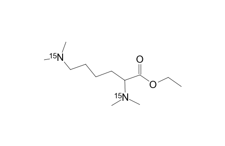 N(15),N(15),N',N'-tetramethyl-L-lysine ethyl ester