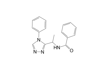 4H-1,2,4-Triazole, 3-(1-benzoylamino)ethyl-4-phenyl-