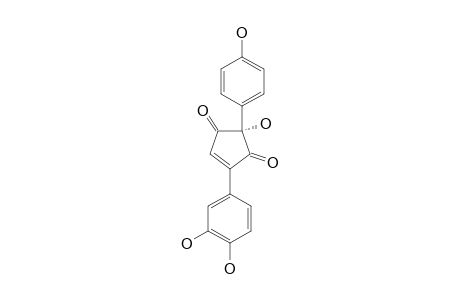 5-(3,4-DIHYDROXYPHENYL)-2-(4-HYDROXYPHENYL)-2-HYDROXY-4-CYCLOPENTEN-1,3-DIONE;INVOLUTONE