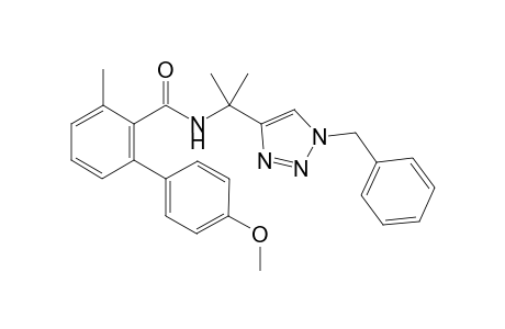 N-(2-[1-Benzyl-1H-1,2,3-triazol-4-yl]propan-2-yl)-4'-methoxy-3-methyl-[1,1'-biphenyl]-2-carboxamide
