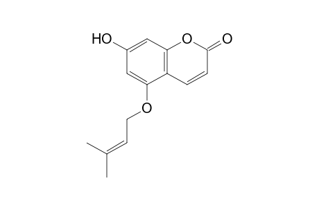 5-(3-Methylbut-2-en-1-yl)oxy-7-hydroxycoumarin