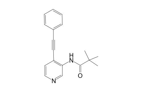 N-(4-(phenylethynyl)pyridin-3-yl)-2,2-dimethylpropanamide